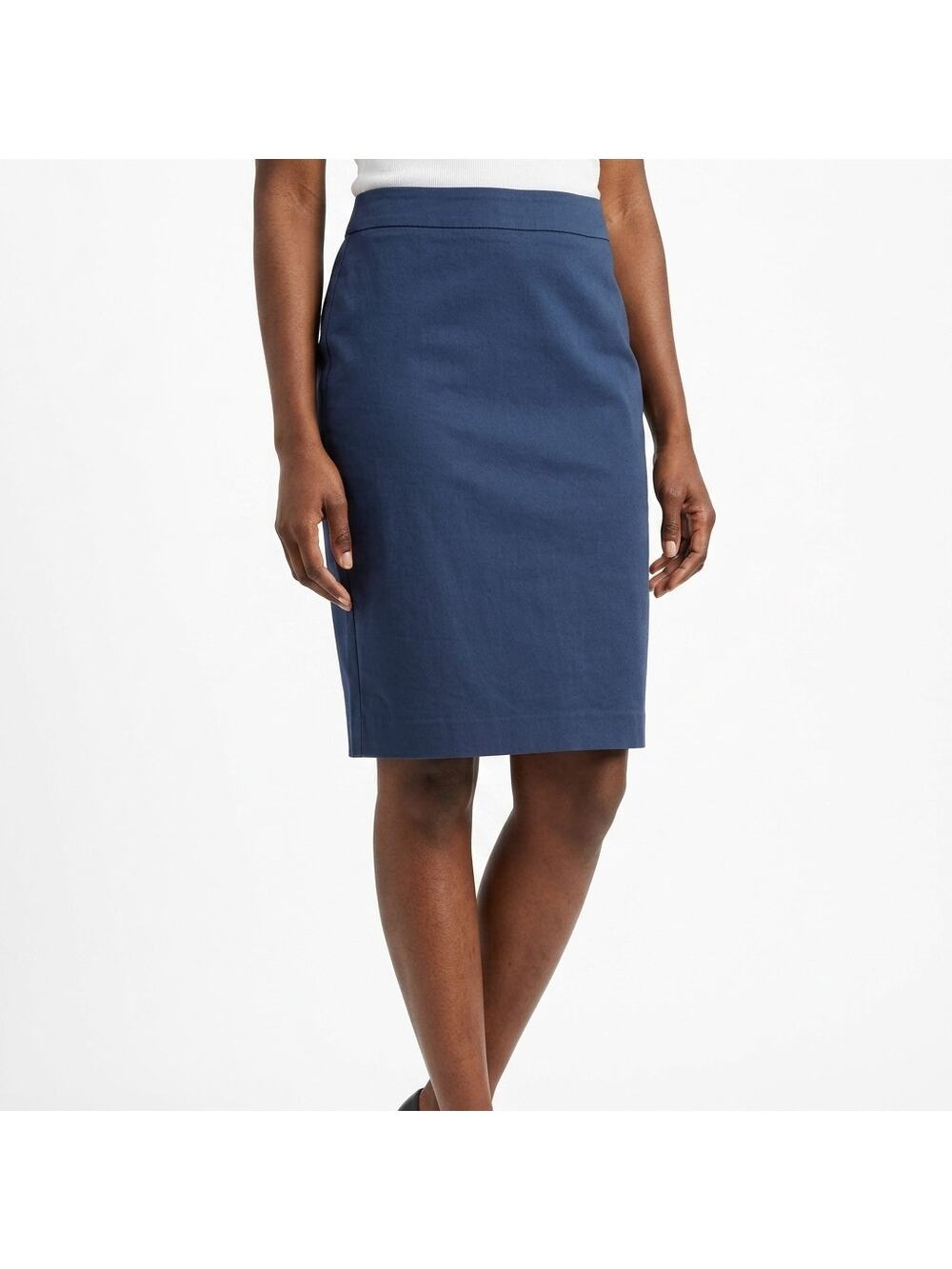 PATRIZIA PEPE Blue Pencil Knee Length Skirt Women Size 46